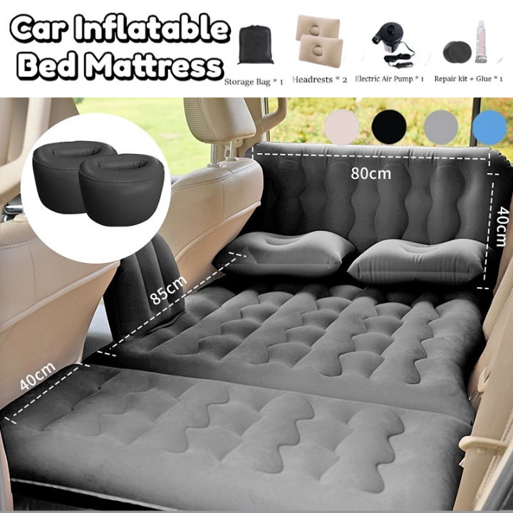 Car Inflatabled Bed Foldable Car Inflatable Bed Sofa SUV Car Air Mattress Soft Outdoor ...