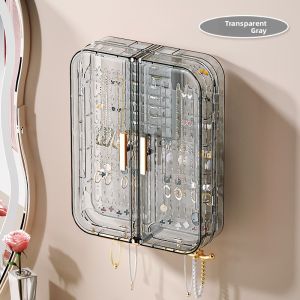 MEIZHUFU | Large Capacity Wall-mounted Jewelry Storage Box