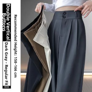 XIANYIJIAO | Fall Advanced Drape Slim Flare Trousers