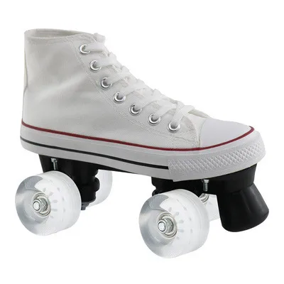 LIWAN | Summer Breathable Adult Roller Skates Flashing 4 Wheels
