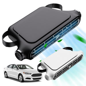 ค่าจัดส่งฟรี [ 3วันภายใน] รุ่นปลั๊ก USB / รุ่นแบตเตอรี่ในตัว 3000 มิลลิแอมป์ ใหม่ 5V12A รถที่นั่งพัดลม USB เสียบเทอร์โบคู่ลมขนาดใหญ่ภายในรถด้านหลังหมอนรถพัดลมรถสากล SUV รถเก๋งและรุ่นอื่น ๆ