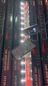 Đèn led KaoKui Solar RGB 5A UVA UVB tăng màu bể cá tép thủy sinh cảnh s1