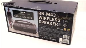 Premium Super Bass Portable Wireless Speakers Powerful Sound Remax RB-M43  Out Door Strong Big Battery