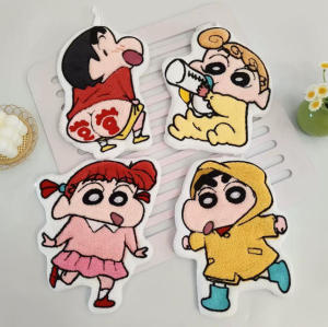 Bandai | 2026**Kawaii Crayon Shin-Chan Cartoon Cute Hand Towel Water-Absorbent Coral Fleece Kitchen Quick-Drying Shower Room Supplies