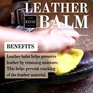 Beeswax Leather Balm 50g Polish Protect and Renew By KDAE Products for the Gods