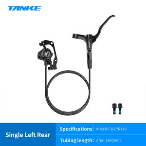 TANKE MT200 Bike Hydraulic Disc Brake MTB Brake BL BR 800/1600mm Bicycle Brake 2 Piston 3 Finger Steel Lever Bike Parts Upgrade