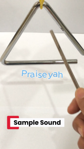 Triangle 5 inch Percussion Gemerincing Bell Nyaring