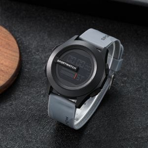 New 2024 Fashionable British Style Mens Large Dial Sports Watch Outdoor Exploration Decorative Electric Meter Digital Display