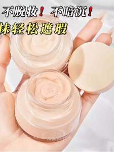 Skin Nourishing Foundation Liquid Women Dry Skin Moisturizing Concealer Beautiful White Long-lasting No Makeup Oil Control BB Powder Cream Student Affordable