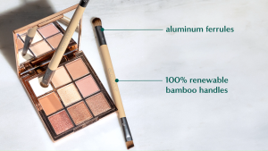 EcoTools Dual-Sided Enhancing Eye Makeup Brush Set (for Liquid Cream Powder Eyeshadow & Eye Liner)