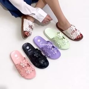 Sandal Jelly Melissa Flower Carved Ukuran 35-39