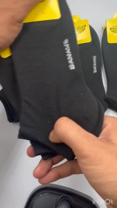 ถุงเท้าข้อสั้น สีดำ สีพื้น ขนาดฟรีไซส์(37-45) ถุงเท้าคละสี ทำงาน.ผู้หญิงผู้ชาย เนื้อผ้าดี งานป้าย ราคาถูก