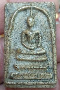 พระสมเด็จพิมพ์ใหญ่พระประธานเนื้อเกสรสภาพเก่าสวยงาม V150