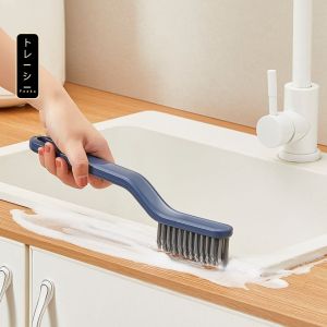 Chổi cọ nhà vệ sinh FEEKA thiết kế thông minh chống cộm tay tích hợp kẹp gắp chổi chà sàn phòng tắm và toilet