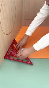 Thước Tam Giác KAPRO 446 Hợp Kim Nhôm Có Độ Chính Xác Cao Dày 45MM Thước Góc Phải Góc Đa Năng 90 Độ