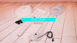 Lampu meja kaca pembesar 16X kali Salon kecantikan LED lampu lantai bulu mata seni kuku tipe lampu meja pencahayaan cahaya dingin tato/bulu mata