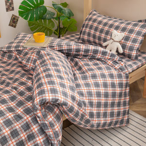 Military Green Dormitory Bedding Set Student Training Quadrangle Bed Cover Single Bed Linen Three Piece Suite Chinese Style