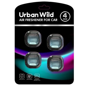 4 Pack Car Air Freshener Car Air Vent Freshener Car Aroma Relax Long-lasting Fragrance Powerful Odor Eliminator