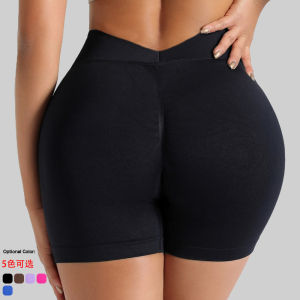 Quần Short Thể Thao Tập Yoga Cạp Cao Thoáng Khí Mùa Hè Quần Short Chạy Bộ Ngoài Trời Không Đường May Nhanh Khô