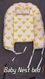 #Readystock Portable Baby Nest Bed with Pillow Portable Crib Tilam Bantal Babynest Set Baby Mattress newborn bed