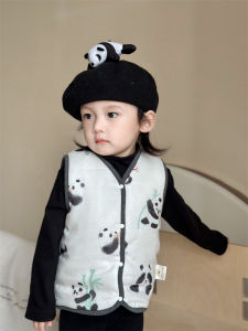 Antibacterial Soft Bamboo Cotton Vest for Babies Autumn Winter Dupont Cotton Gauze Baby Coat Versatile Cotton Filled Vest