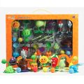 Zombie Plant Toy Soft Silicone Full Set Can Be Launched Boy Pea Shooter Hard Silicone Toy for Children Monster Static Animal Model. 