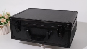 Card Storage Boxs Trading Organizer Aluminum Collection Box Sturdy Versatile Aluminum with EVA Foam Protection 6 Compartments