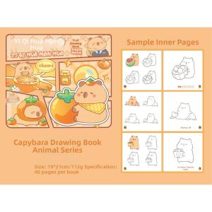 ZHENMIAO | Comic Line Drawing Sketchbook Children Hand Drawing