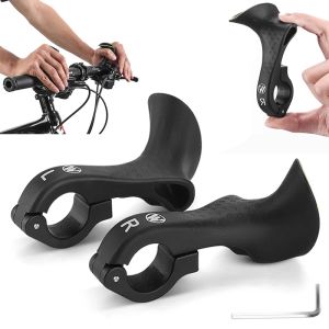 Dạ Quang Nylon Sừng Bò Tay Cầm Phó Cầm Cho Xe Đạp Leo Núi MTB Xe Đạp Đường Bộ Phụ Kiện Xe Đạp 22.2 Mm Đường Kính