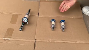 Bộ lọc tách dầu nước súng phun sơn dụng cụ xử lý khí và sơn hiệu quả