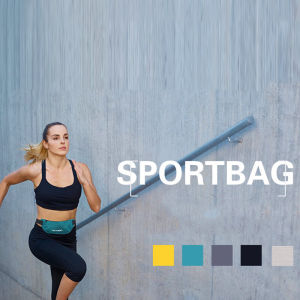LAYOTO Colorful Waist Bag Waterproof Waist Bum Bag Running Jogging Belt Pouch Zip Fanny Pack Sport Runner Crossbody Bags