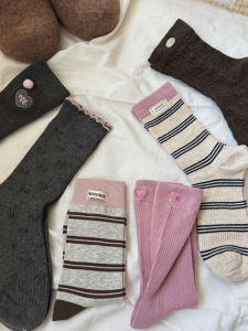 GUOQI | Retro Stripe Pressure-free Seamless Socks