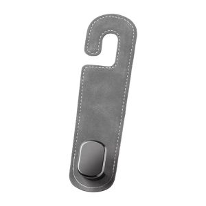 1Pcs Universal Car Suede Alloy Seat Hook Stowing Rear Seat Headrest Hook Storage Hanger Hanging Hooks Car Interior Accessories00