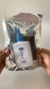 Lem Karet Bet Pingpong WBG YINHE Water Based Glue 150ml Plus Spons Sponge