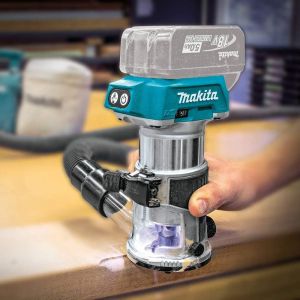 Makita | Makita DRT50 18V LXT Lithium-Ion Brushless Cordless Flush Machine Compact Router Slotting and Milling Tool With Accessories