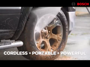 Bosch Cordless High Pressure Water Jet Washer | Portable Car Washer Gun | Rechargeable Power Cleaner for Car Home Outdoor Garden