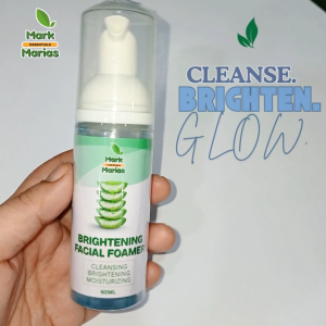 Mark and Marias Brightening Facial Foamer 60ml | Deep Cleansing Face Wash | Brightens Dull Looking Skin | Hydrating Facial Cleanser | Oil Control Face Foam | Smooth Skin Texture | Refreshing Daily Skincare | Gentle Formula for Men & Women Premium Quality