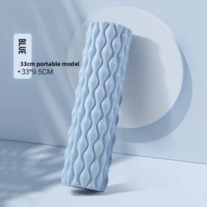 33x10cm Hollow EVA Foam Roller Water‑drop Texture Yoga Column Muscle Massage Roller Deep Tissue Release Fitness Pilates Tool