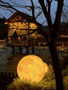 YUANMUXUAN | Moon Style Waterproof Outdoor Garden Light