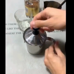 SteadySip Hand Pump Manual Milk Foam Frother Pump Creamer Pembuih Susu Milk Foam Frothing Foamer Frother