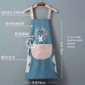 1pc   Kitchen Apron Wipeable Waterproof Oil-Proof Rabbit Stripe Daisy Cooking Shop Chef Baking Accessories 防水围裙 Apron. 