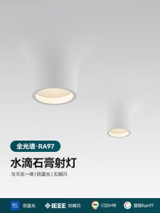 Smart Embedded Lighting No Frame Pre-Installed Downlight Minimalist Style Inner-Mounted Lighting for Living Room