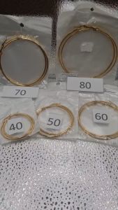 RAYIDANRAKA - ANTING BULAT BESAR TITANIUM GOLD ANTI KARAT LUNTUR BULET JUMBO BESAR WANITA KOREA