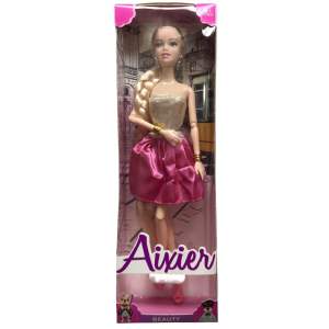 Aixier Fashion Pretty Doll Toy wit Long Hair and Removable Dress - Mainan Anak Patung