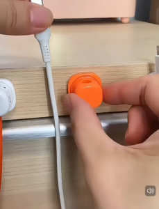 Rotating Adhesive Cable Holder Wire Clip Cord Management
