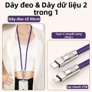 YINGYUE | Dây Đeo Điện Thoại Đa Năng Có Dây Sạc Cho Phụ Nữ
