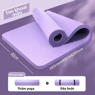 O:OOUP | Thảm Yoga Dày Chống Sốc Cách Âm Rộng Dài 20mm