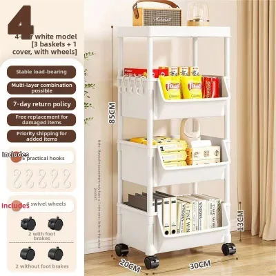 ZIYINGCHA | Narrow Slit Floor-standing Storage Cabinet