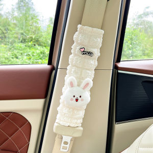 Car Safety Belt Decorative Protective Covers Girls Style Pair Cute Anti-Ligature Interior Accessories for Children