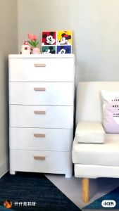 MILE Bedroom Clothes Storage Drawer Cabinet Wardrobe Almari Baju Modern Style Bedside Storage Cabinet Organizer 衣柜/收纳柜